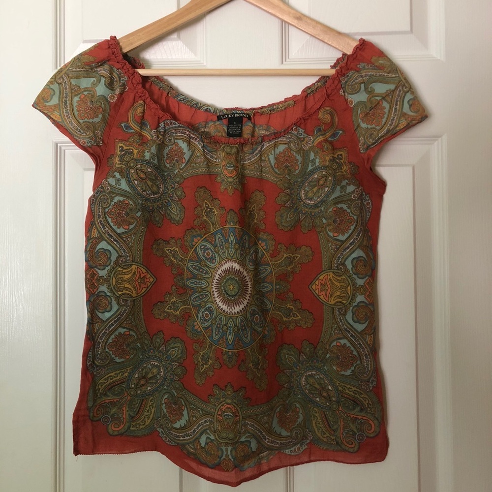 Lucky Brand boho top